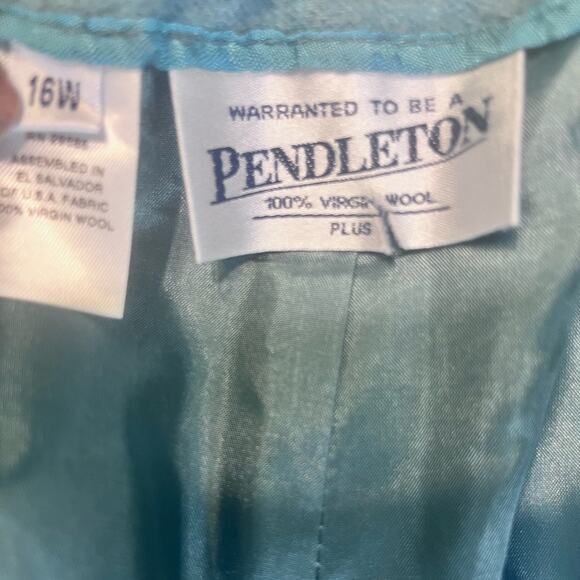 Vtg Pendleton Wool High Rise Dress Pants Set of 2 Preppy 16W Office Academia - Picture 8 of 9